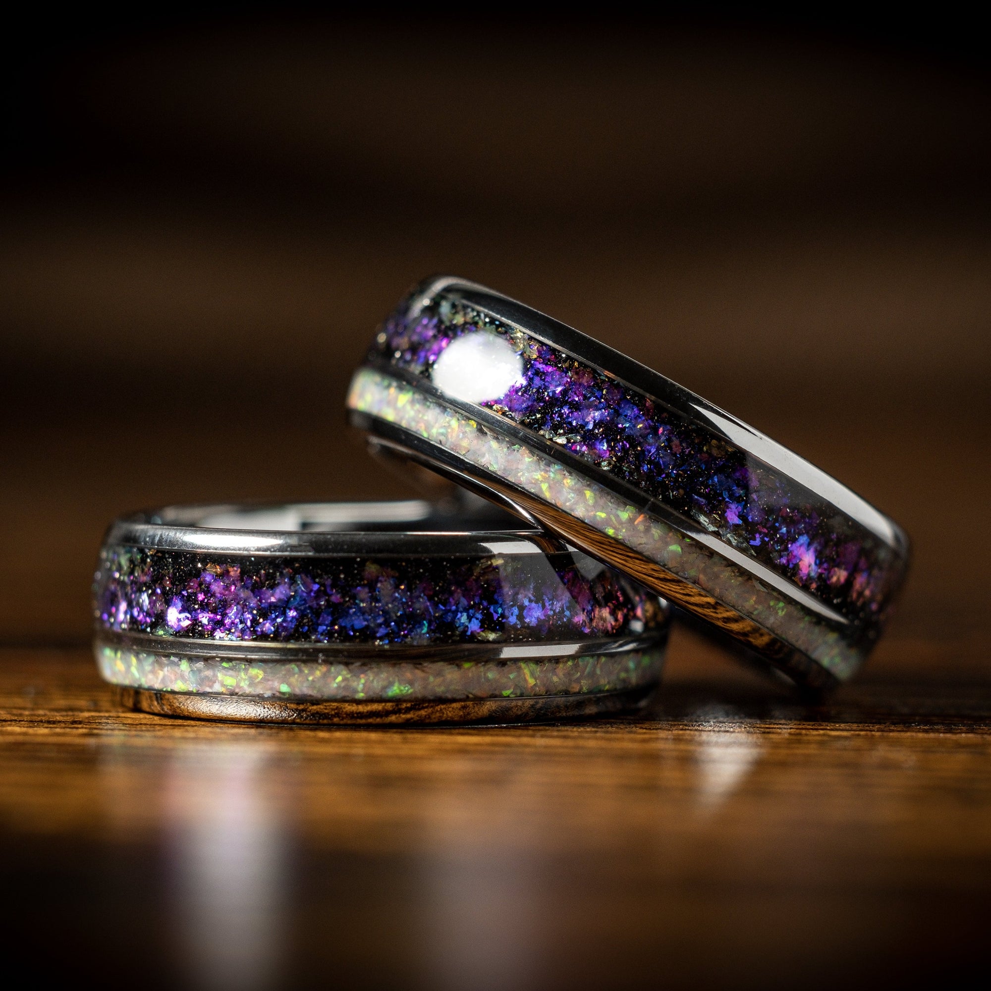 Nebula mens ring