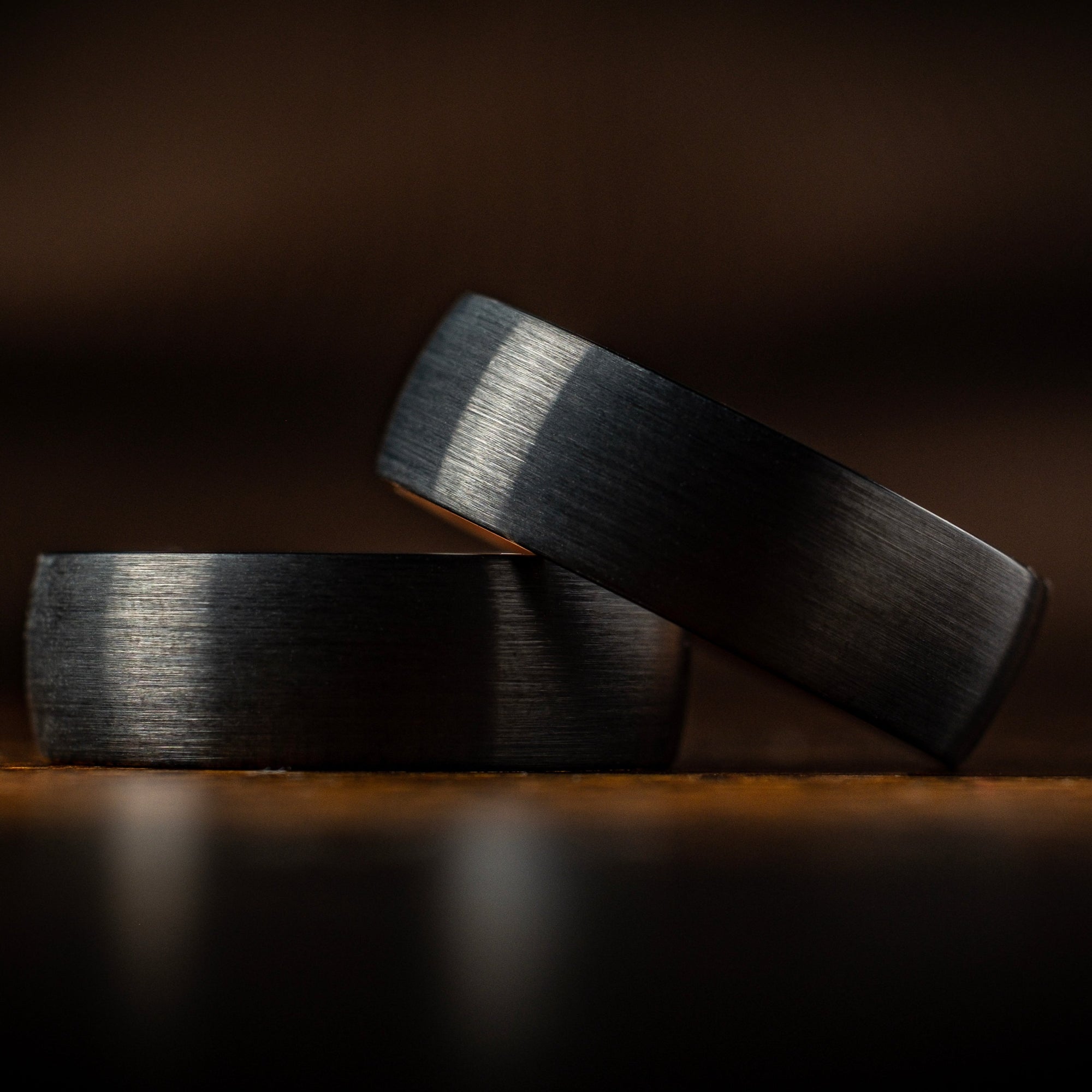 Oak X Black Tungsten Ring