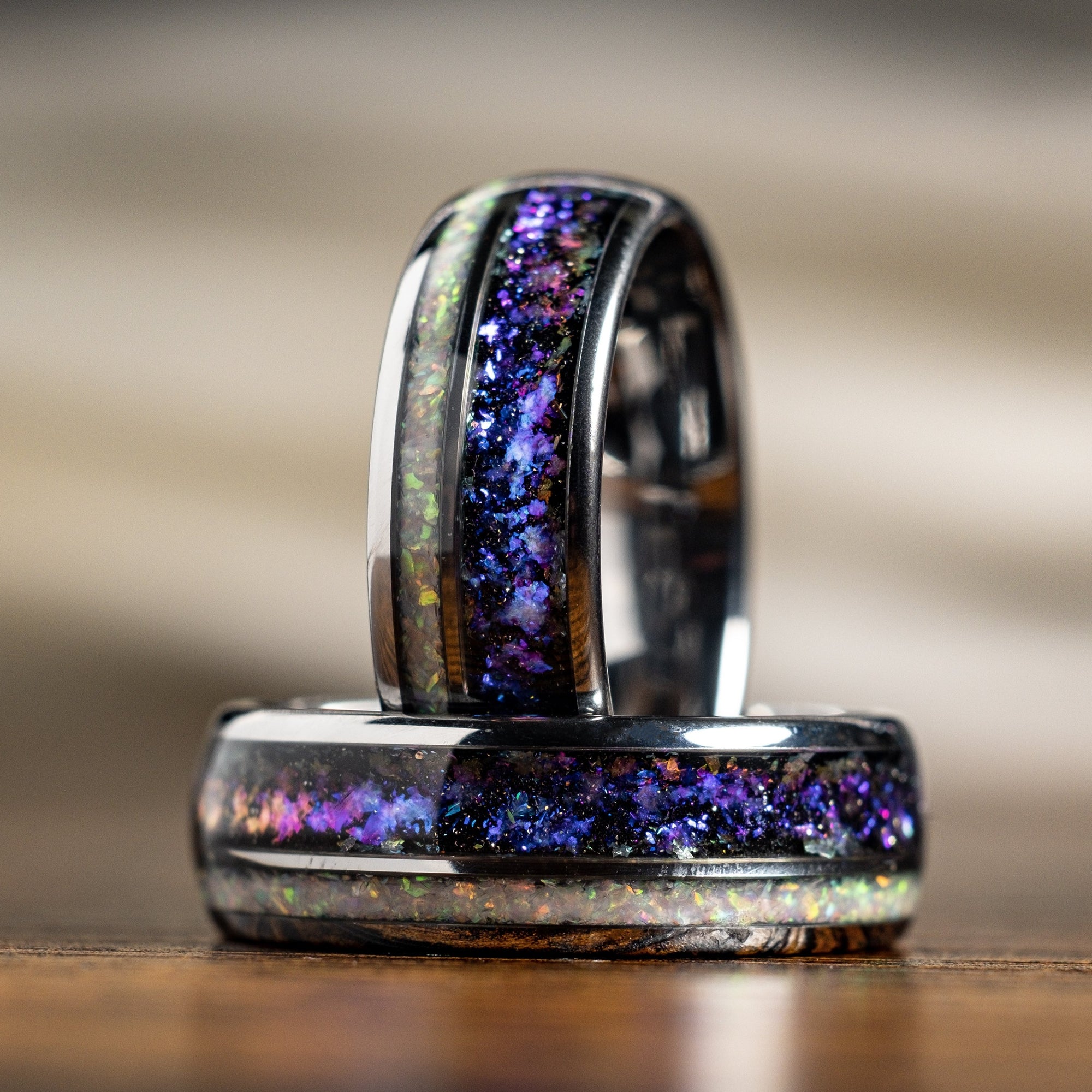 Nebula mens ring